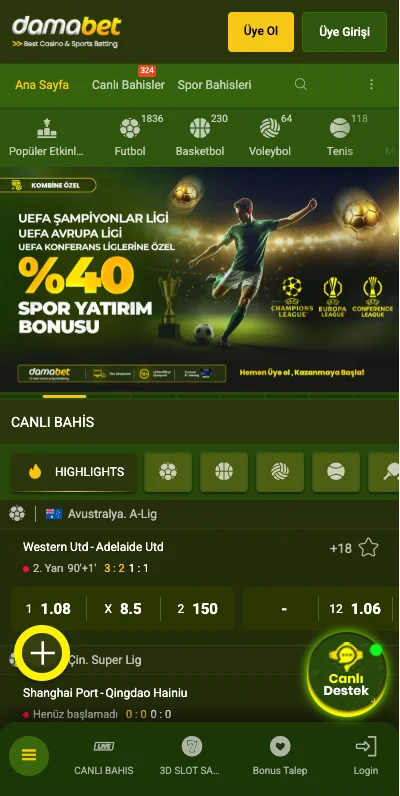 Damabet Mobil Uygulaması